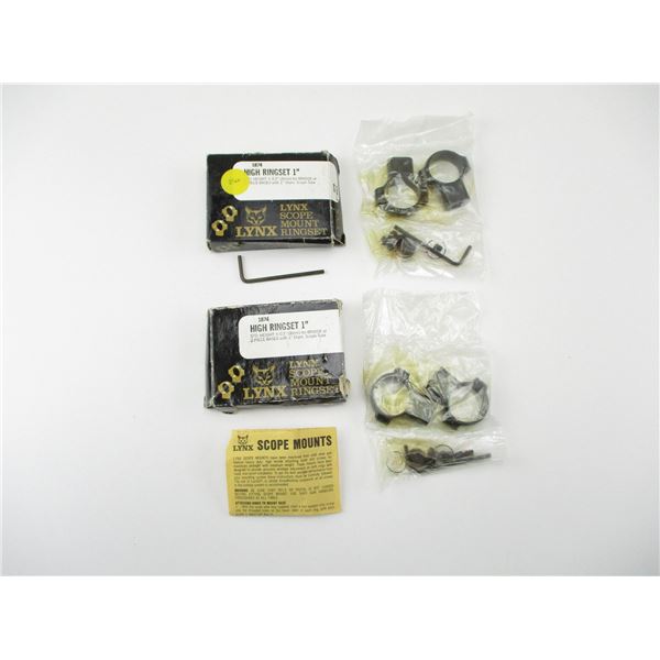 LYNX 1" HIGH SCOPE RINGS