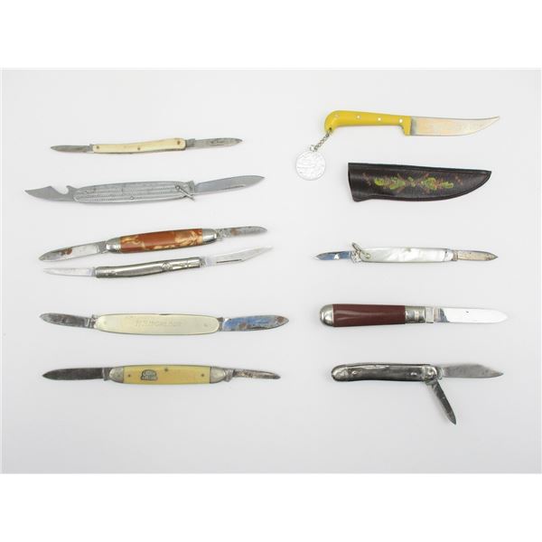 ASSORTED FOLDING KNIVES