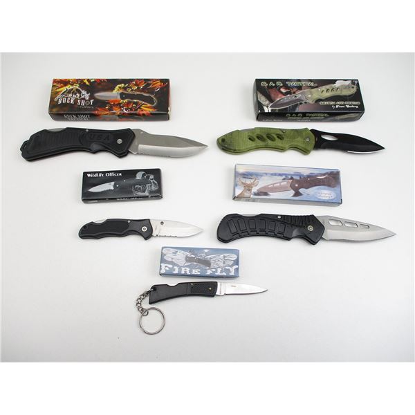 ASSORTED FOLDING KNIVES