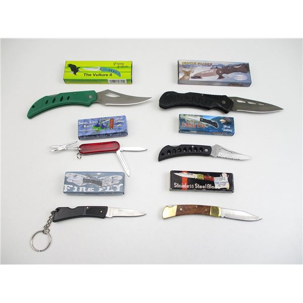 ASSORTED FOLDING KNIVES