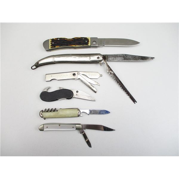 ASSORTED POCKET KNIVES