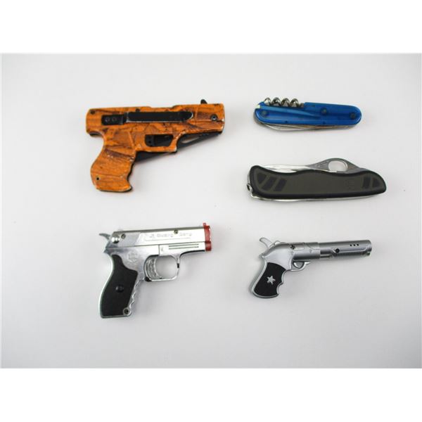 ASSORTED FOLDING KNIVES ETC