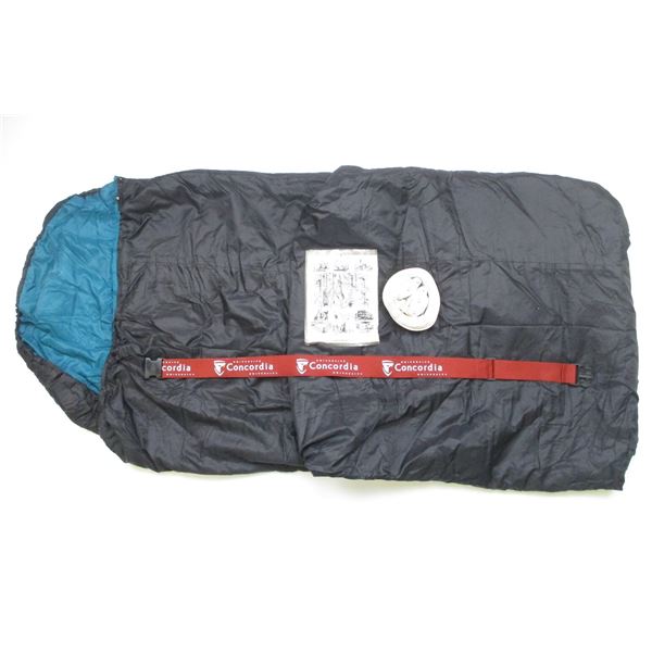 BLACK NYLON SLEEPING BAG ETC