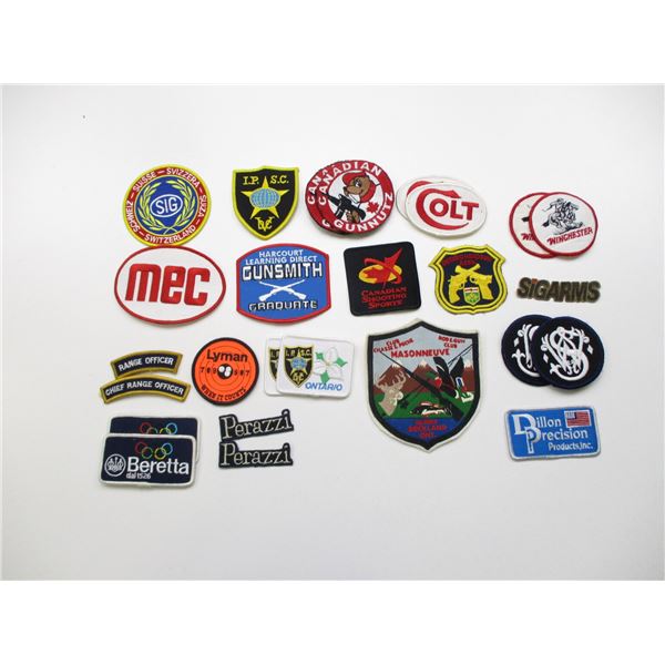 ASSORTED GUN PATCHES
