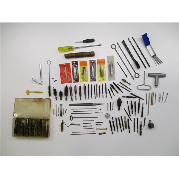 ASSORTED GUN CLEANING ACCESSORIES