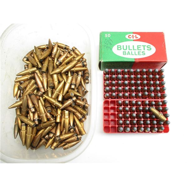 ASSORTED .30 CAL BULLETS LOT