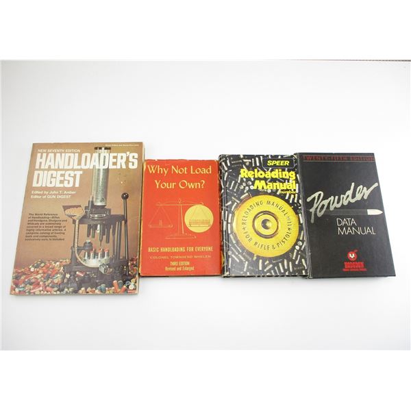 ASSORTED RELOADING BOOKS LOT