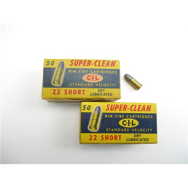 COLLECTIBLE CIL .22 SHORT AMMO