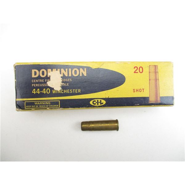 COLLECTIBLE DOMINION .44-40 WIN AMMO