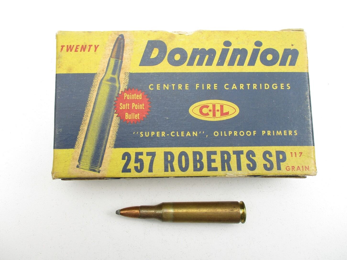 257 COLLECTIBLE DOMINION .257 ROBERTS AMMO