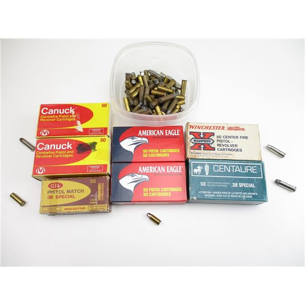RELOADED .38 SPECIAL AMMO