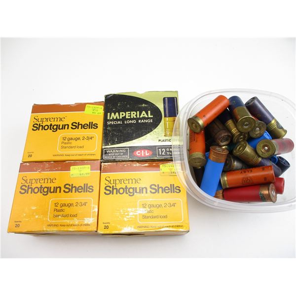 ASSORTED 12 GAUGE SHOTSHELLS LOT