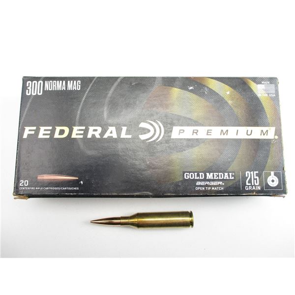 FEDERAL PREMIUM .300 NORMA MAG AMMO