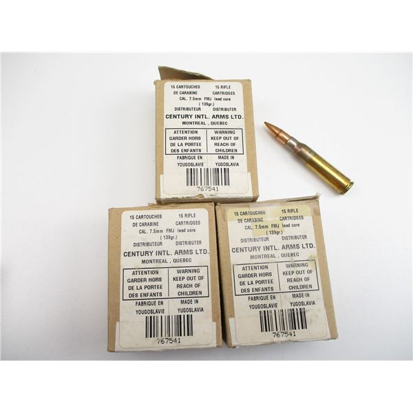 PPU 7.5X54 FRENCH AMMO
