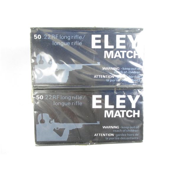 ELEY MATCH .22 LONG RIFLE AMMO