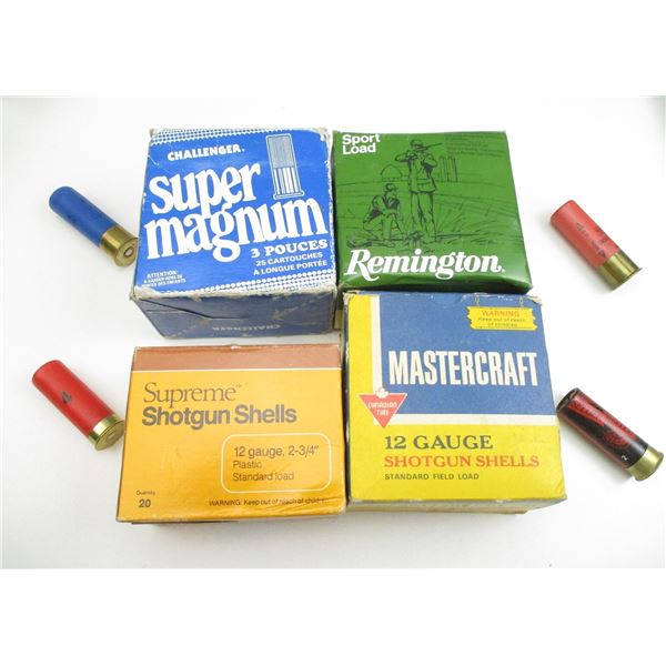 ASSORTED 12 GAUGE SHOTSHELLS LOT