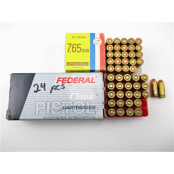 ASSORTED .32 AUTO AMMO