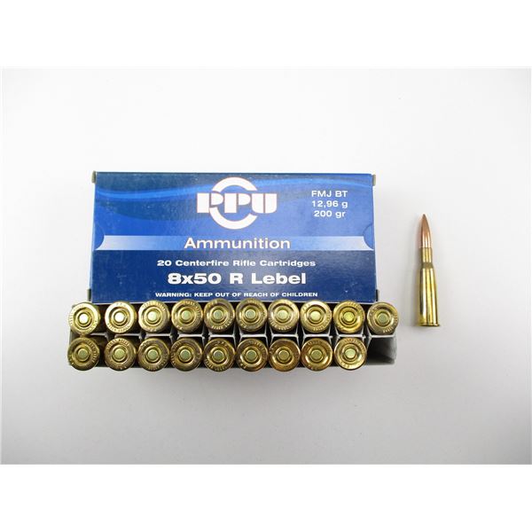 PPU 8X50R LEBEL AMMO