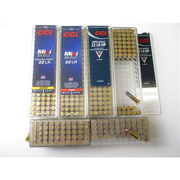 ASSORTED .22 LONG RIFLE AMMO