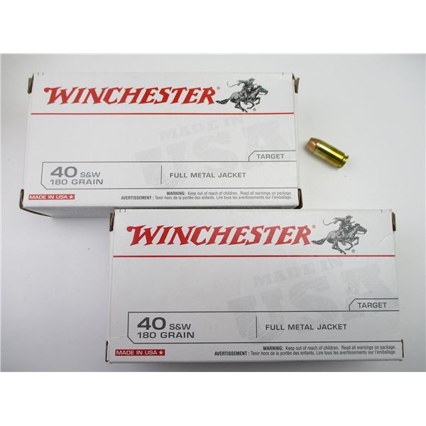 WINCHESTER .40 S&W AMMO