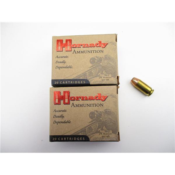 HORNADY .45 AUTO +P AMMO