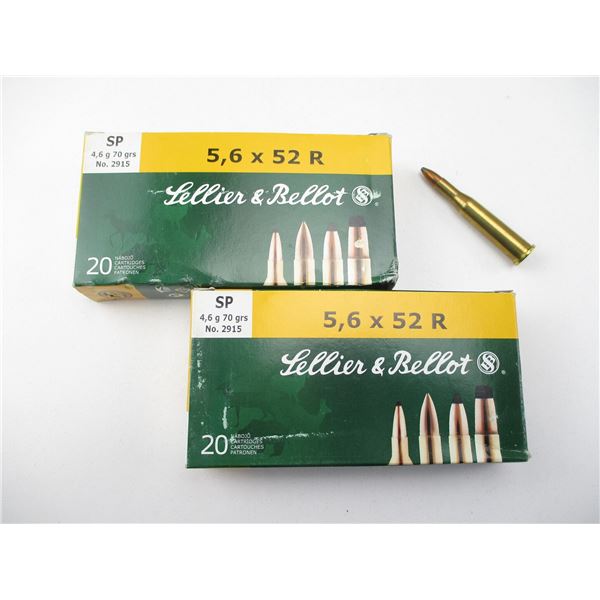 SELLIER & BELLOT 5.6X52R AMMO