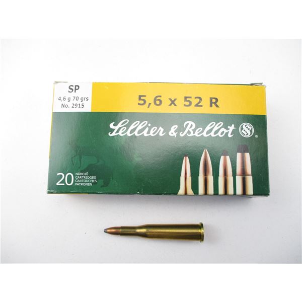 SELLIER & BELLOT 5.6X52R AMMO