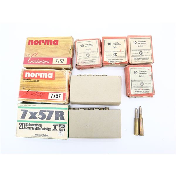 ASSORTED 7MM MAUSER AMMO