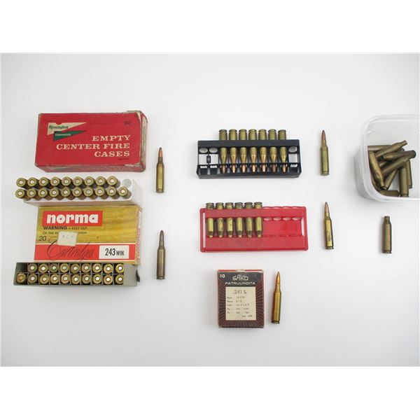 ASSORTED .243 WIN AMMO