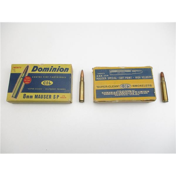 DOMINION 8MM MAUSER AMMO