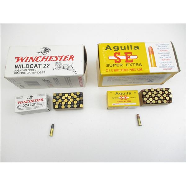 ASSORTED .22 LONG RIFLE AMMO