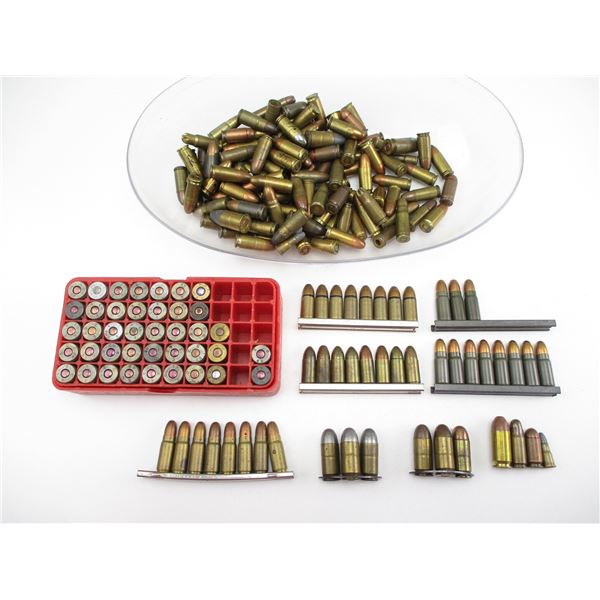 MILITARY ASSORTED PISTOL AMMO LOT