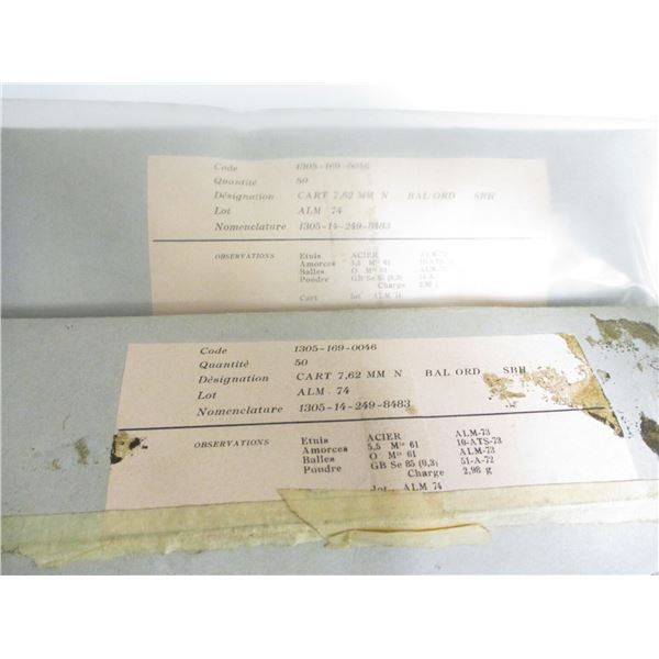 MILITARY FRENCH 7.62 NATO AMMO