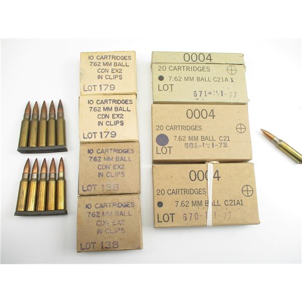 MILITARY CANADIAN 7.62 NATO AMMO