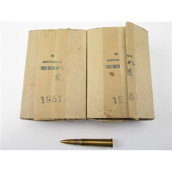 MILITARY CANADIAN .303 BRITISH AMMO