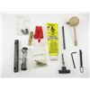 Image 2 : ASSORTED BLACK POWDER RELOADING ACCESSORIES AND WWII GAS MASK BAG