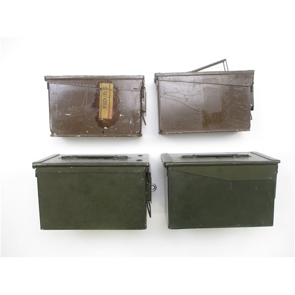 ASSORTED METAL AMMO TIN LOT