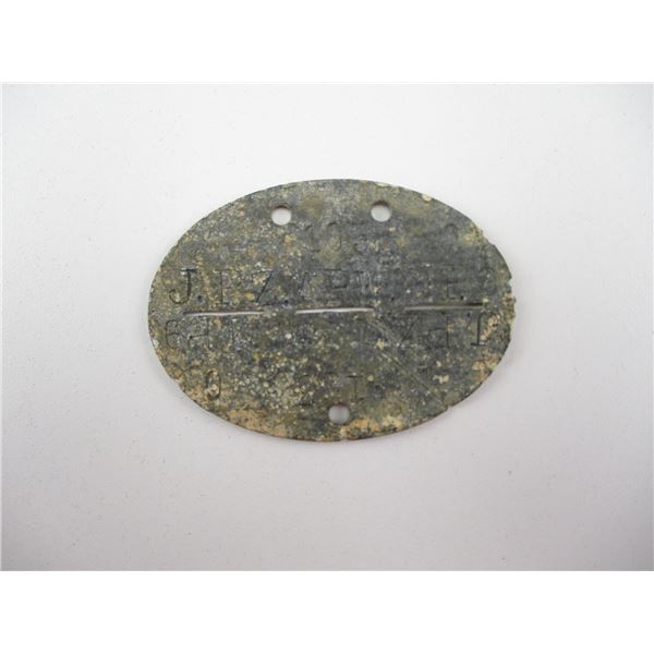 WWII GERMAN DOG TAG