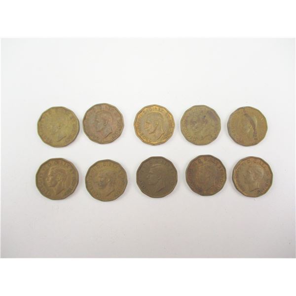 WWII CANADIAN TOMBAC NICKEL LOT