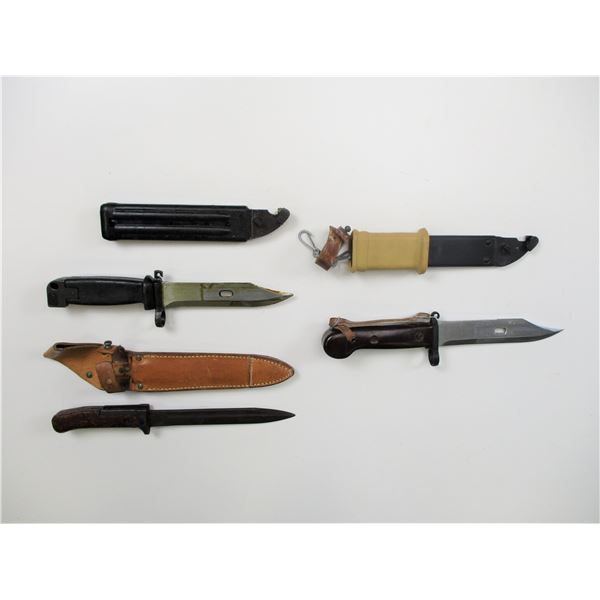 ASSORTED COMBLOC / CZECH BAYONET LOT