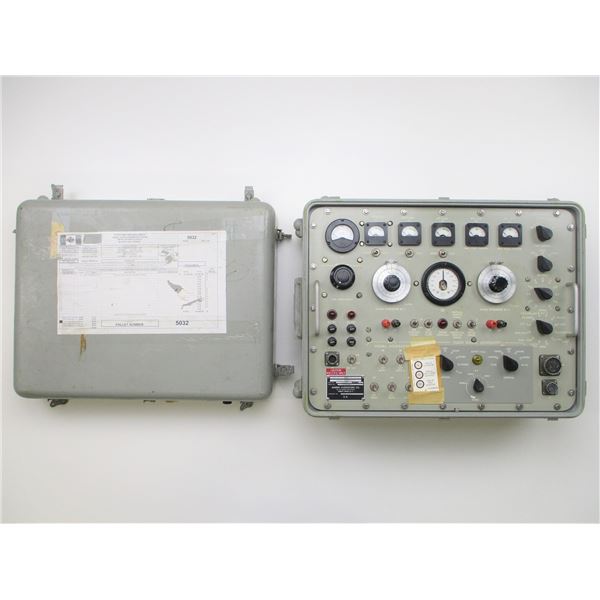 CANADIAN / U.S. AIR FORCE FIELD TEST SET AIRCRAFT CONTROLS