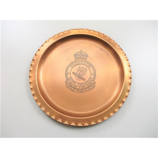 RCAF COPPER DECORATIVE TRAY