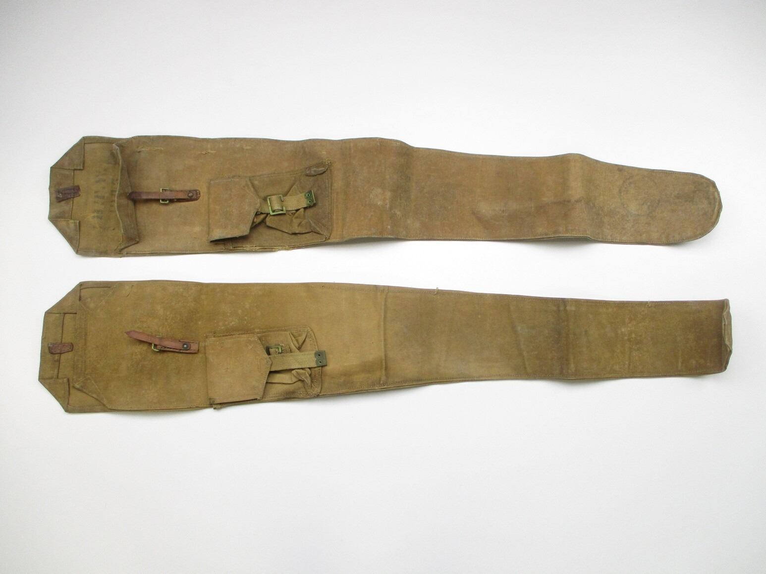 thumbnail image 2 of WWII British Lee Enfield Action Cover – Reproduction Canvas, Marked S - 1942, Made In India 2 of 6