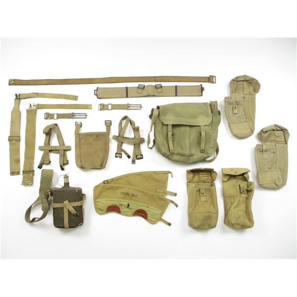 CANADIAN / BRITISH P37 WEBBING LOT