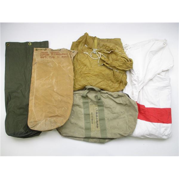 ASSORTED MILITARY DUFFLE BAG LOT