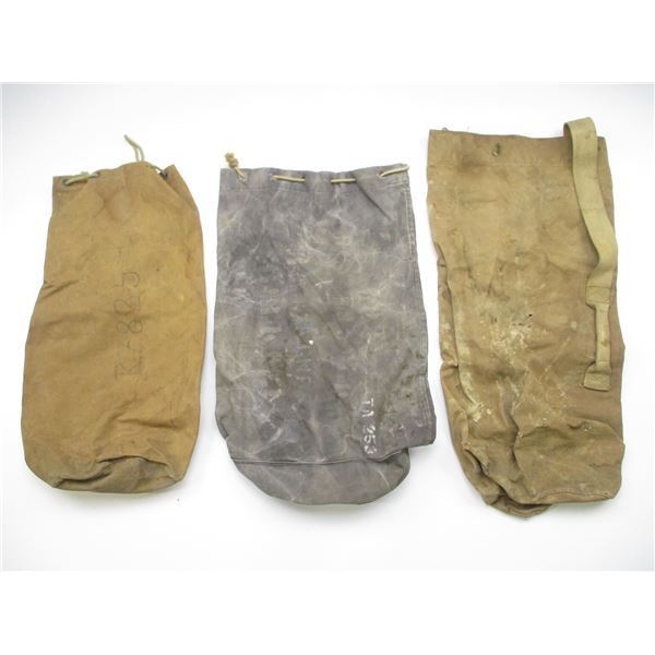 ASSORTED MILITARY DUFFLE BAG LOT