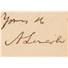 Image 2 : Abraham Lincoln Writes to Attorney General Bates
