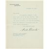 Image 1 : Franklin D. Roosevelt Typed Letter Signed as President