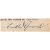 Image 2 : Franklin D. Roosevelt Document Signed as President