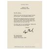 Image 1 : George Bush Typed Letter Signed on Retirement